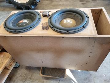 JBL W12 GTi 2x in Prof kist crown BPx2200.1 monoblock beschikbaar voor biedingen