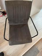 Mooie antraciete eettafelstoelen (6stuks), Huis en Inrichting, Stoelen, Verzenden, Zo goed als nieuw, Stof