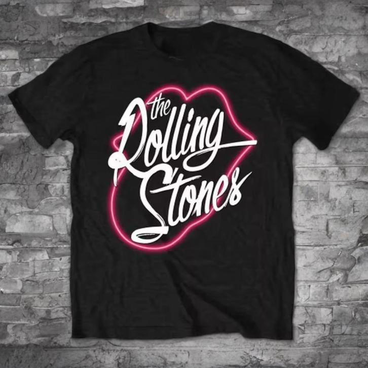 NIEUW Rolling Stones T-shirt XL, Kleding | Heren, T-shirts, Zo goed als nieuw, Maat 56/58 (XL), Zwart, Ophalen