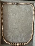 Elegante Roze Parelketting - 925 Zilver Slot, Ophalen of Verzenden, Zilver, Ketting, Met edelsteen