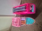 Barbie boot, camper en heel veel meer, Ophalen, Zo goed als nieuw, Barbie