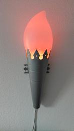 Twee x Vintage Fakkel Wandlamp, Ophalen of Verzenden, Gebruikt, Metaal, Vintage
