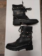 Leer / Lederen Josh V  Boots, Enkel Laarsjes maat 39, Kleding | Dames, Ophalen of Verzenden, Gedragen, Zwart