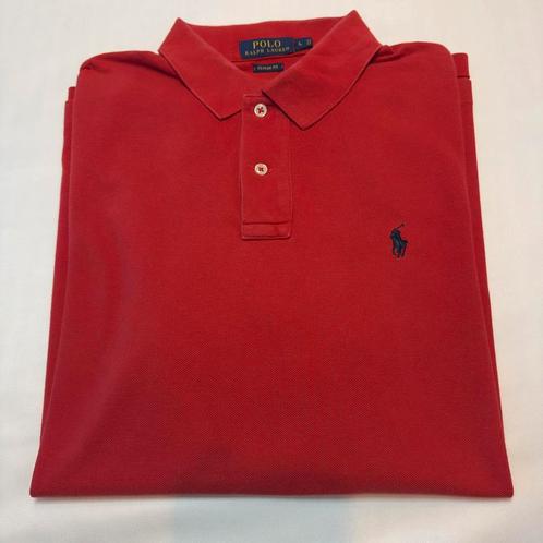Polo Ralph Lauren rode polo heren L Classic Fit, Kleding | Heren, Polo's, Gedragen, Maat 52/54 (L), Rood, Ophalen of Verzenden