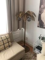 HK living rotan palmboom vloerlamp gouden, Ophalen, Zo goed als nieuw, Minder dan 100 cm