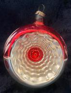 Antiek oud vintage glazen kerstbal reflector / gatenbal, Ophalen of Verzenden, Gebruikt
