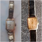 2 x Oud Goudverguld Dameshorloge Polshorloge Horloge € 25, Ophalen, Overige merken, 1960 of later