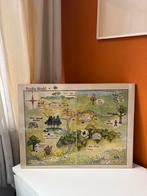 Vintage Winnie de Poeh’s wereld prent op hout. Disney, Ophalen