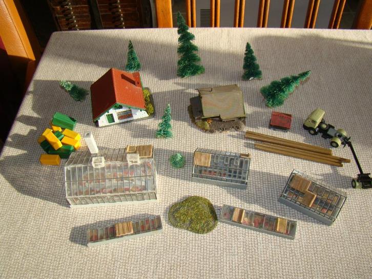 Faller tuincentrum in bosomgeving HO, Hobby en Vrije tijd, Modelbouw | Overige, Gebruikt, 1:50 tot 1:144, Ophalen of Verzenden