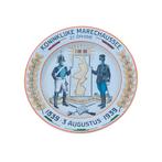 Bord 2e Divisie Koninklijke Marechaussee (KMAR) 1939, Ophalen of Verzenden, Overige soorten, Nederland