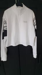 puma sweater katoen wit met zwart € 4,95, Ophalen, Overige kleuren, Puma, Zo goed als nieuw