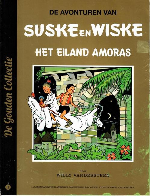 Suske & Wiske - Het Eiland Amoras (Gouden collectie) - SC, Boeken, Stripboeken, Gelezen, Eén stripboek, Ophalen of Verzenden