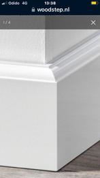 Schuurvondst,plinten,mdf v313,met kraal, 18mm x 100mm, Doe-het-zelf en Verbouw, Ophalen, Nieuw, Mdf, 250 cm of meer
