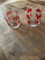 2 Glazen van Happy Bear, Ophalen, Zo goed als nieuw, Frisdrankglas
