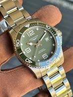 Longines Hydroconquest 41mm Green, ‘21 FullSet Mint!, Sieraden, Tassen en Uiterlijk, Horloges | Heren, Overige merken, Staal, Gebruikt