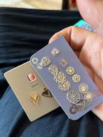 Goudkleurig zilverkleurig oorbellen Hema & Claires Nieuw, Ophalen of Verzenden, Nieuw, Goud, Overige materialen