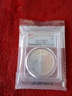 2025 AMERICAN SILVER EAGLE PCCG  MS-70 1e dag van uitgifte, Ophalen of Verzenden, Midden-Amerika, Losse munt, Zilver
