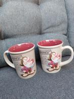2x grote mok / beker van Grumpy XL Disneyland Parijs, Ophalen of Verzenden, Sneeuwwitje of Doornroosje, Zo goed als nieuw, Servies