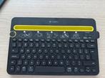 Logitech K480 toetsenbord voor Telefoon, Tablet & Ipad, Multimediatoetsen, Ophalen of Verzenden, Zo goed als nieuw, Draadloos
