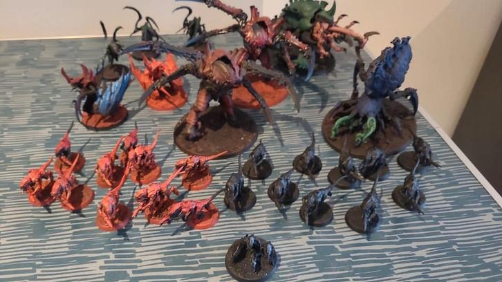 tyranids lot, Hobby en Vrije tijd, Wargaming, Gebruikt, Warhammer, Geverfd, Ophalen of Verzenden
