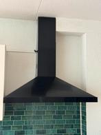 Smeg afzuigkap wandschouw zwart, Ophalen, Gebruikt, Vrijstaand, Wandschouwkap