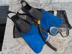 Snokelset maat 46-48 Tribord, Watersport en Boten, Duiken, Ophalen of Verzenden, Zo goed als nieuw, Zwem- of Duikvliezen