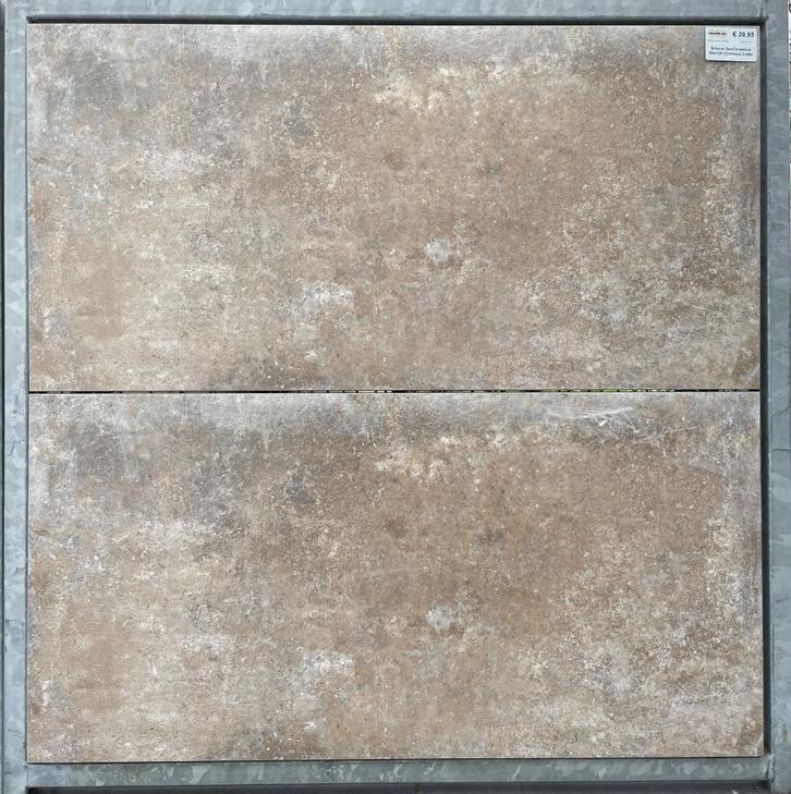 Laatste partij B-keus GeoCeramica 60x120 Chateaux Cotto, Tuin en Terras, Tegels en Klinkers, Nieuw, Terrastegels, Keramiek, 10 m² of meer