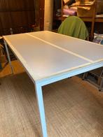 Stevige stalen werktafel, in hoogte verstelbaar., Ophalen, Gebruikt