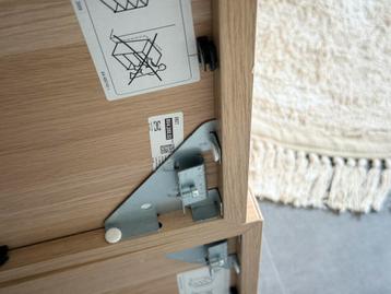 Ikea Besta basis element eiken 2 stuks - afbeelding 2