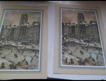 2 x Wenskaart inclusief envelop Anton Pieck  beschikbaar voor biedingen