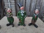 3 clowntjes leon, Verzamelen, Beelden en Beeldjes, Ophalen of Verzenden