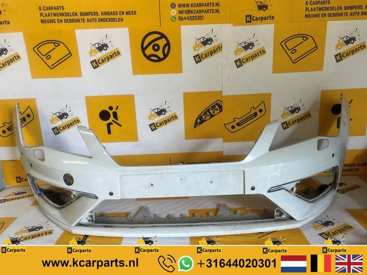 Voorbumper Seat Leon 5F FR Facelift PDC KLS 5F0807221AB, Auto-onderdelen, Carrosserie en Plaatwerk, Bumper, Seat, Voor, Gebruikt