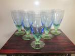 Set 5 Bormioli Rocco Bahia glazen Italie art nouveau stijl, Ophalen of Verzenden