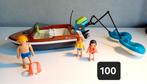 Playmobil speedboot met fun tube 70091 compleet ( 100 ), Ophalen of Verzenden, Zo goed als nieuw, Complete set