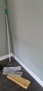 Dweilstok met vloerdweilen en zwiffer Hara, Huis en Inrichting, Ophalen, Gebruikt, IJzer