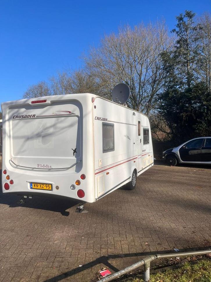 Elddis crusader 530 bj 2004 model 2005, Caravans en Kamperen, Caravans, Particulier, tot en met 4, Rondzit, Elddis, Douche, Koelkast