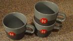 3 Koffiekopjes Van Douwe Egberts., Huis en Inrichting, Keuken | Servies, Ophalen of Verzenden, Zo goed als nieuw, Overige stijlen