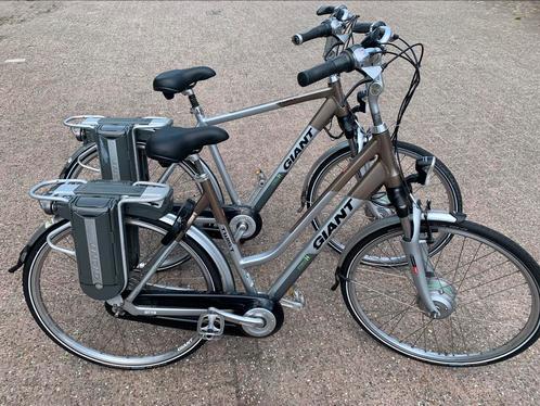 Set Electrische giant twist fietsen, Fietsen en Brommers, Fietsen | Dames | Moederfietsen, Zo goed als nieuw, Giant, 50 tot 53 cm