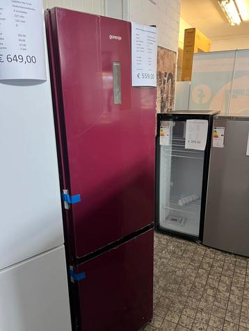 Gorenje koelvriescombinatie no frost bordeauxrood nieuw  beschikbaar voor biedingen