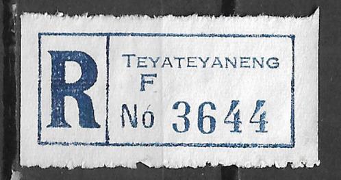 Lesotho Teyateyaneng strookje aangetkende post, Postzegels en Munten, Postzegels | Afrika, Gestempeld, Overige landen, Verzenden
