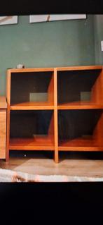 Vakkenkastje massief hout, Huis en Inrichting, Ophalen, Minder dan 150 cm, Minder dan 100 cm, Kersenhout