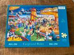 Legpuzzel Fairground Rides - BIG 250 stukjes, Hobby en Vrije tijd, Ophalen of Verzenden, Minder dan 500 stukjes, Gebruikt, Legpuzzel
