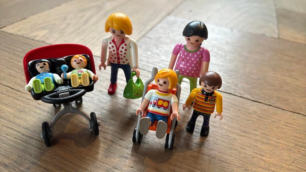 Playmobil Familie met Kinderwagen combi 4782 + 5573, Ophalen of Verzenden, Gebruikt, Los playmobil