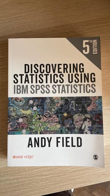 Statistiek Boek Discovering Statistics Using IBM Statistics beschikbaar voor biedingen