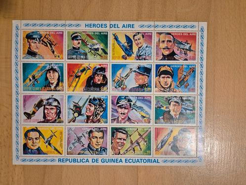 Equatoriaal-Guinea 1977 luchtvaart, Postzegels en Munten, Postzegels | Thematische zegels, Postfris, Vliegtuigen, Ophalen of Verzenden