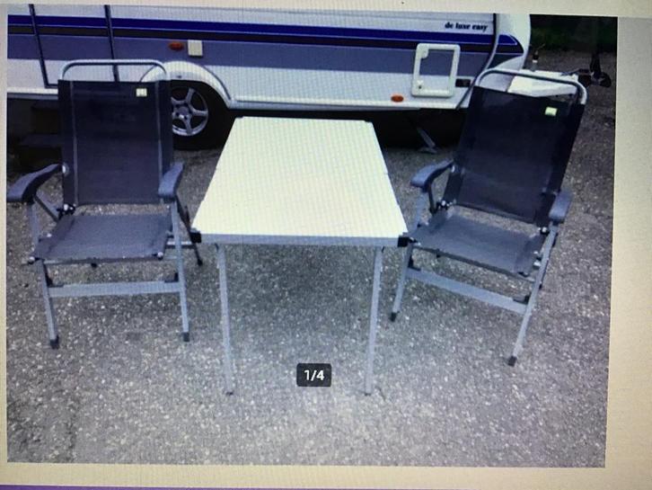 2 KAMPEERSTOELEN LICHTGEWICHT / BARDANI ALM. KAMPEERTAGEL !!, Caravans en Kamperen, Kampeeraccessoires, Gebruikt, Ophalen