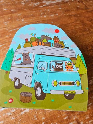 Nieuwe HEMA Puzzel - Camper met Dieren - 100 Stukjes beschikbaar voor biedingen