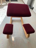 Varier Stokke Variable Balans kniestoel Bordeauxrood, Huis en Inrichting, Ophalen, Hout, Gebruikt, Eén
