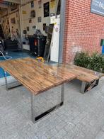 Eettafel en salontafel set, Huis en Inrichting, Tafels | Eettafels, Zo goed als nieuw, Vijf personen of meer, Rechthoekig, 50 tot 100 cm