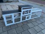 Konijnenhok, 110 cm of meer, Ophalen of Verzenden, Zo goed als nieuw, 90 cm of meer